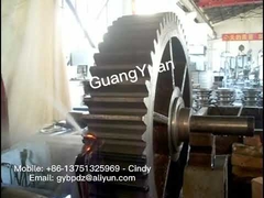 Big gear moving hardening