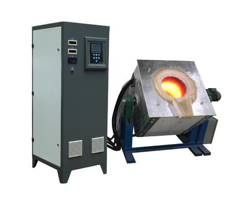 60KW التعريفي ذوبان المعدات شاشة تعمل باللمس تردد الضوء 1-10 كيلو هرتز لصهر المعادن